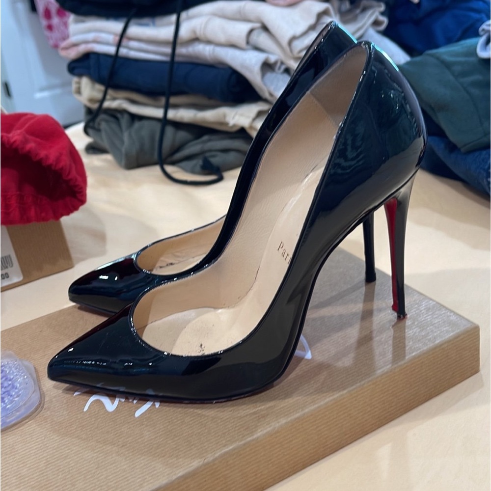 Women’s Christian Louboutin pigalle follies 120 size 37 made in Italy